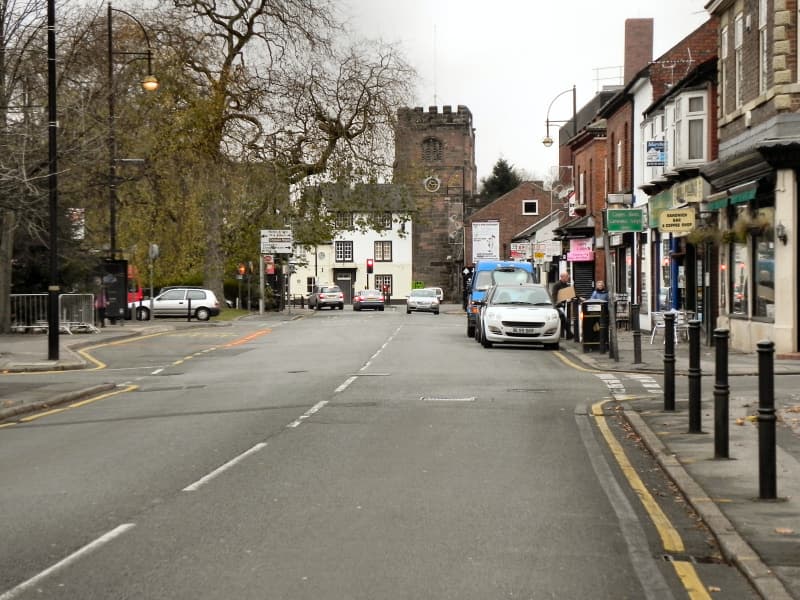 Cheadle village streets