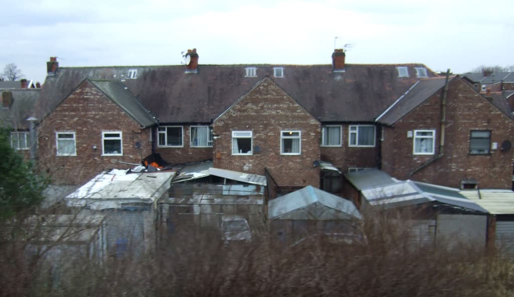 Houses on Slade Lane, Manchester